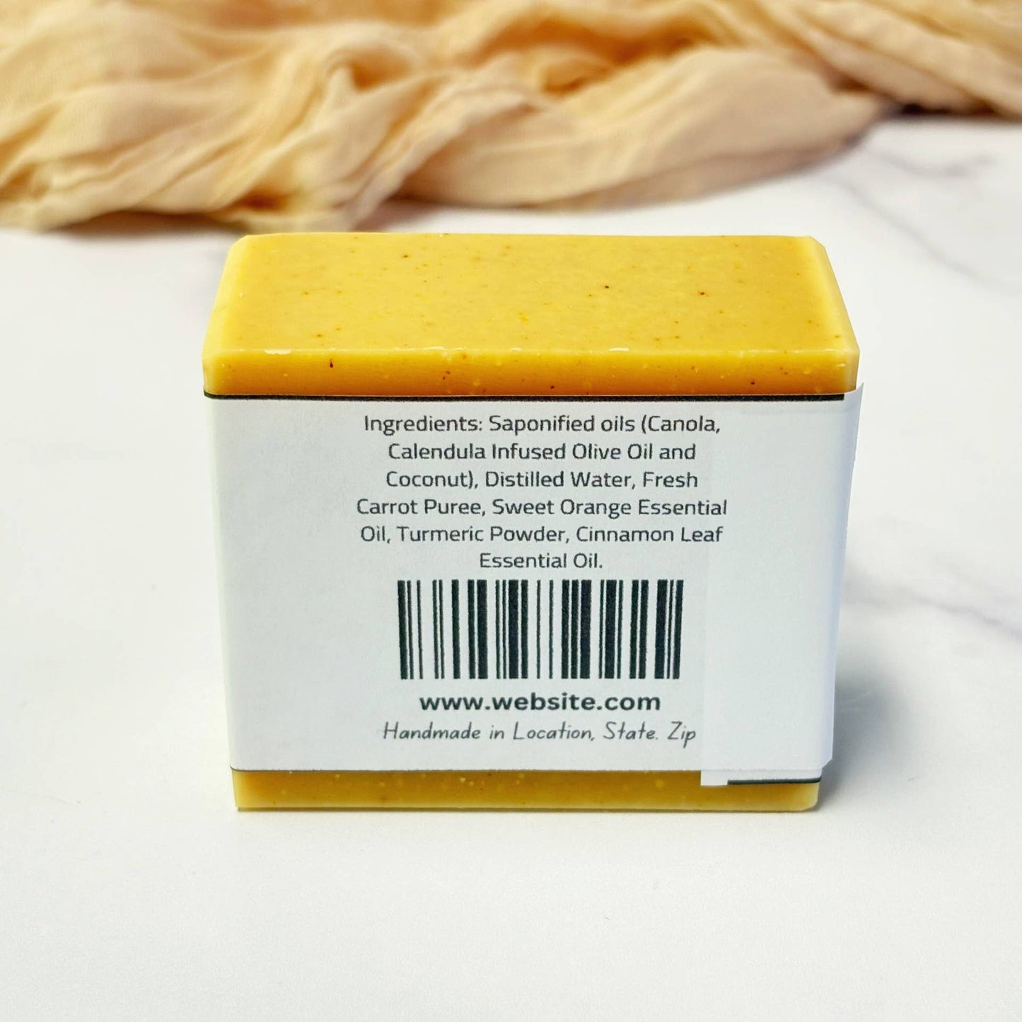 Turmeric & Carrot Soap Bar