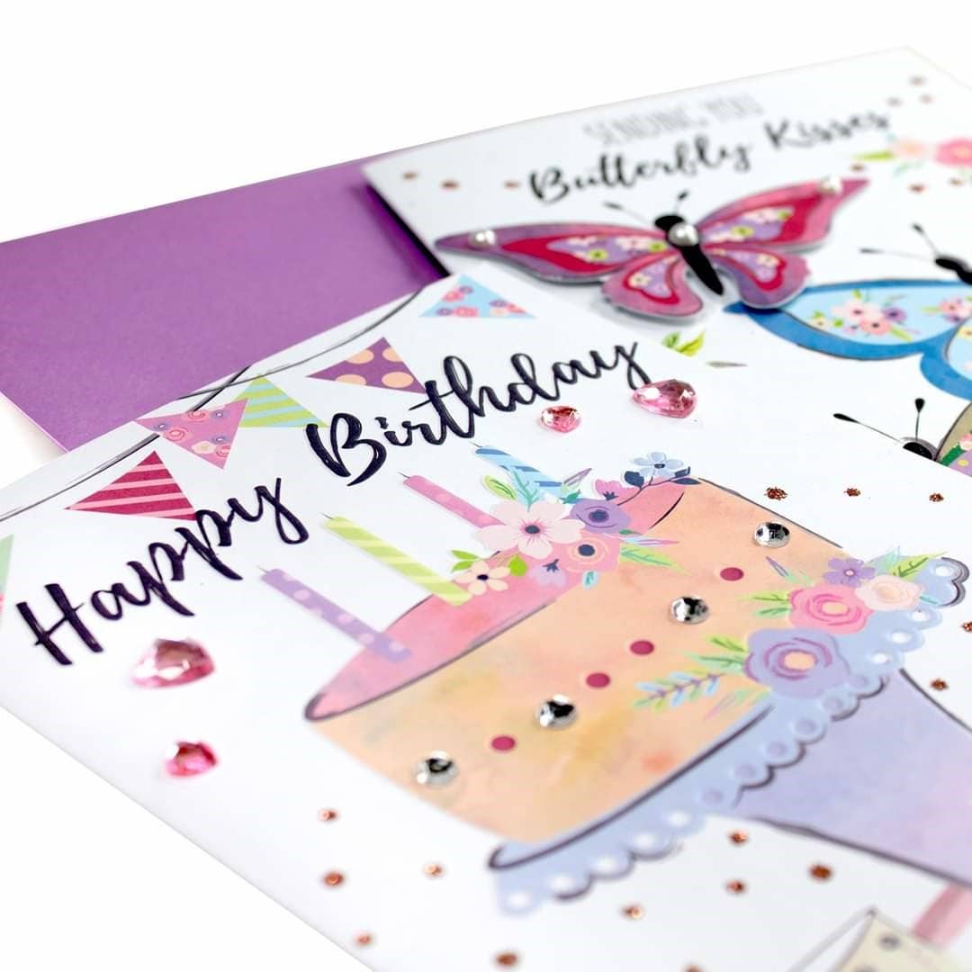 Blush - Purple Tea Pot Birthday Greeting Card 08341