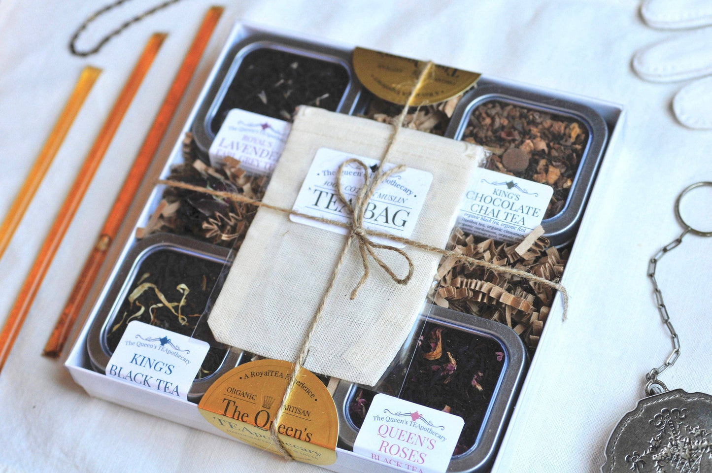 Tea Tin Sampler | Black Tea | 4 tin count