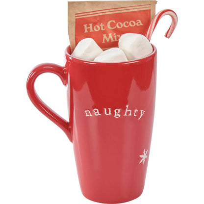 Naughty Or Nice Latte Mug