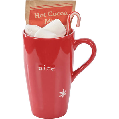Naughty Or Nice Latte Mug