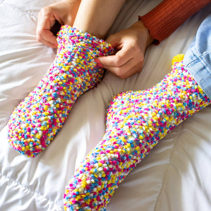 Cozy Cupcake Socks | Burgundy Wine (Plain)