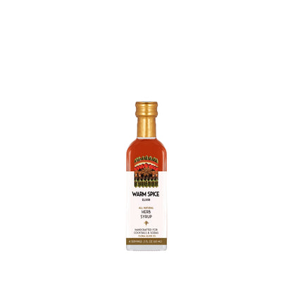 NEW! Warm Spice Elixir All Natural Cocktail & Soda Syrup.: Small - 2 oz/60mL