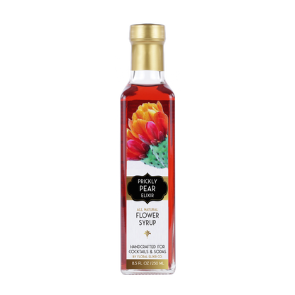 Prickly Pear Elixir. All Natural Cocktail & Soda Syrup.: Small - 2 oz/60mL