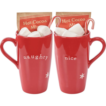 Naughty Or Nice Latte Mug
