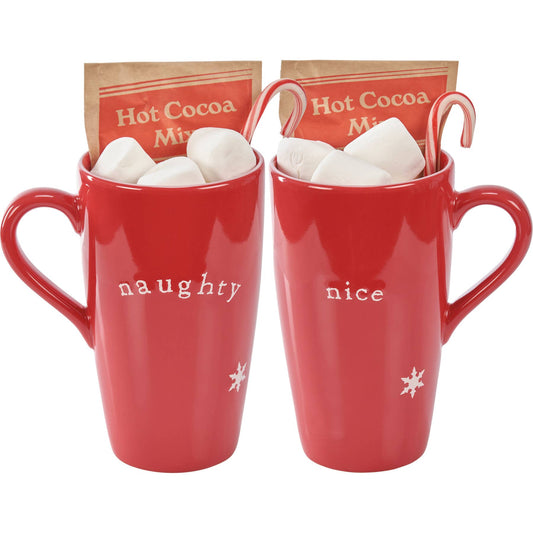 Naughty Or Nice Latte Mug